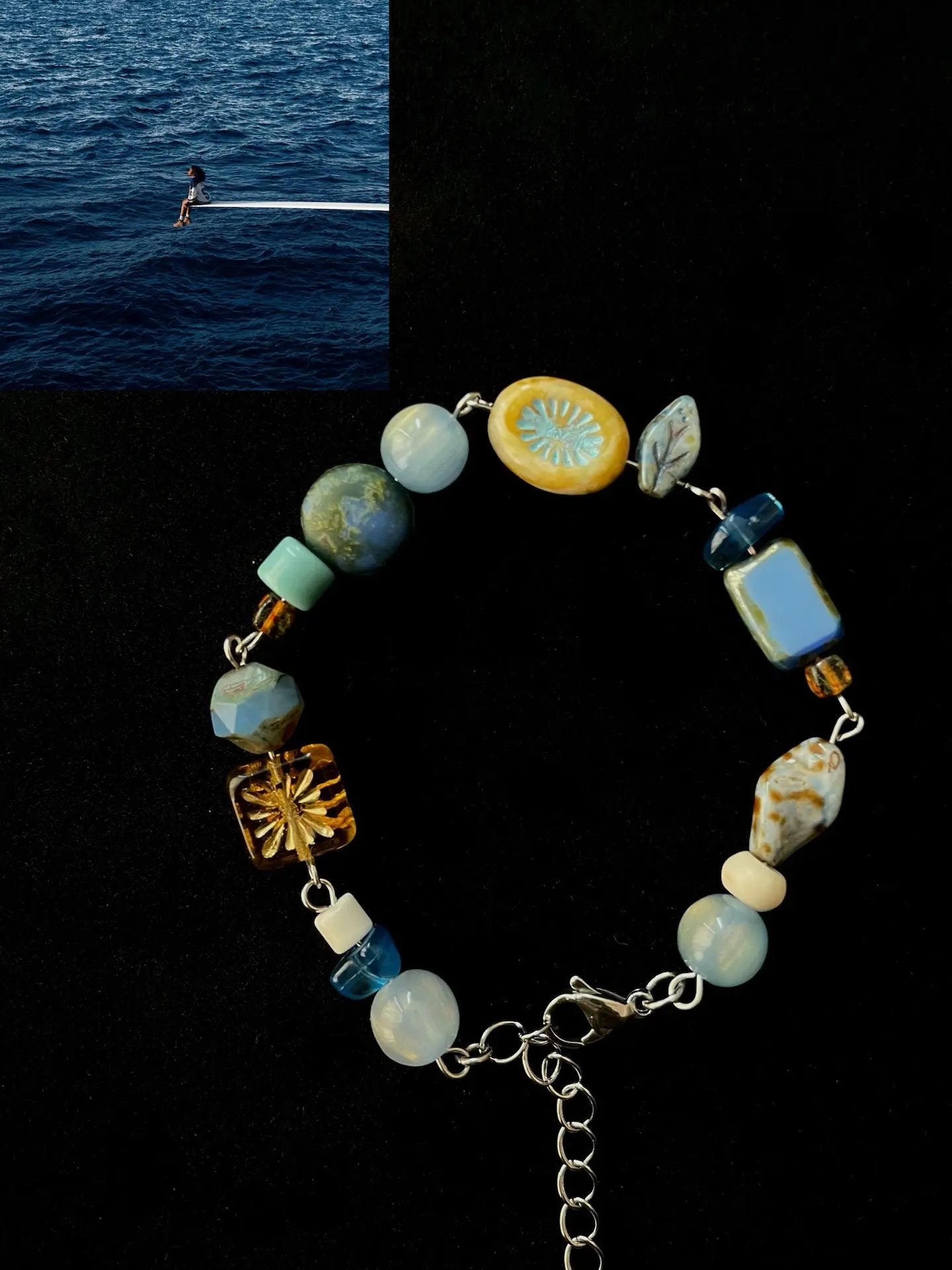 Handmade Album Cover Inspired Adjustable Bracelet | Music Theme Fashion Jewelry | Unique Design & Copyright-Safe