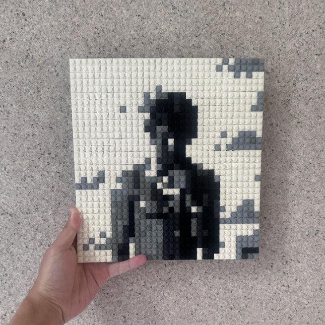 Abstract Music Album Building Blocks - Customizable Urban Style Decoration