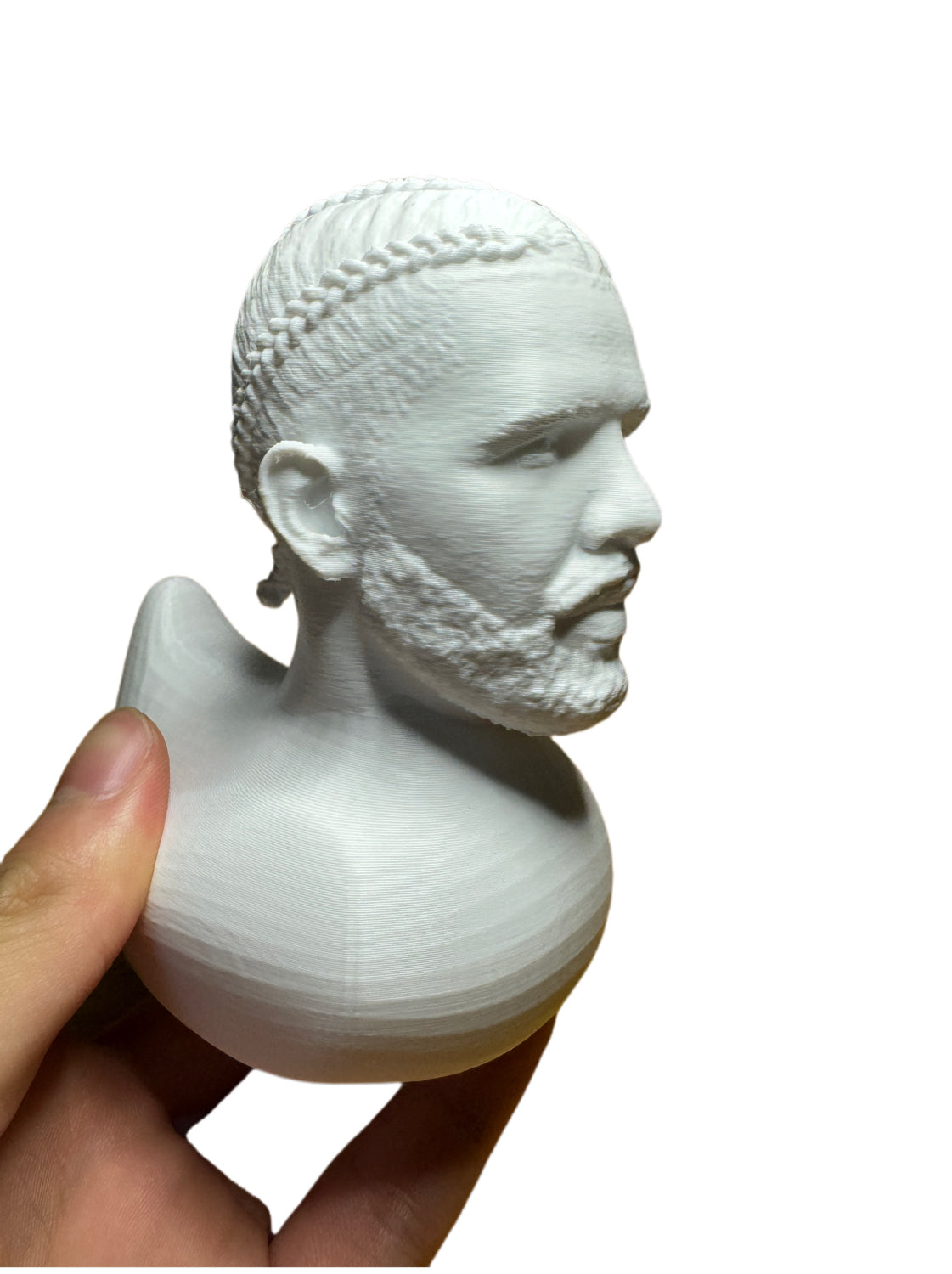 "Modern Rap Culture-Inspired Resin Art Sculpture - Abstract HipHop Artist Desk Decor for Music Fans"