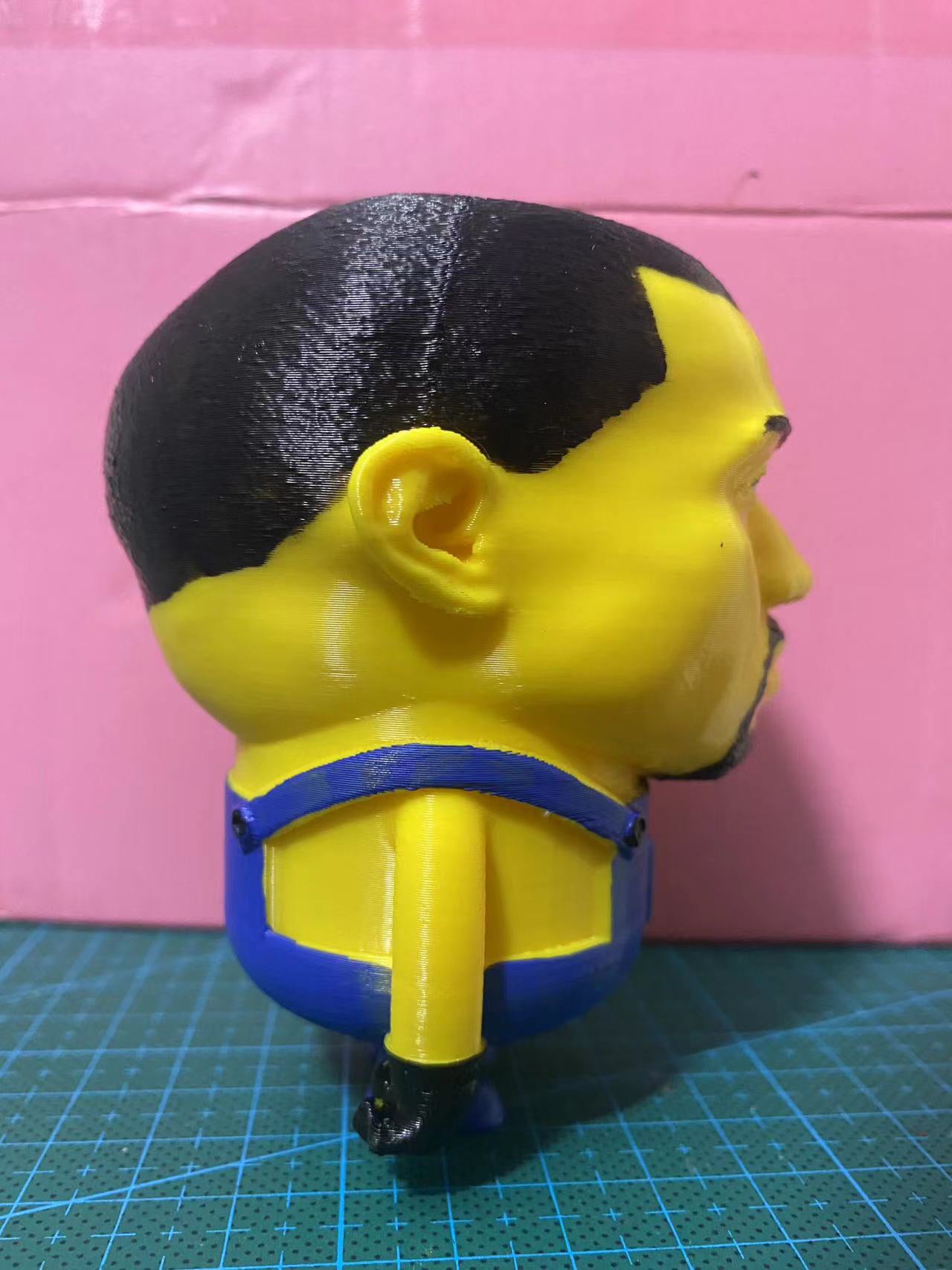 Playful Rap & Cartoon Mashup Sculpture - Surreal Pop Art Desk Toy for HipHop Meme Lovers