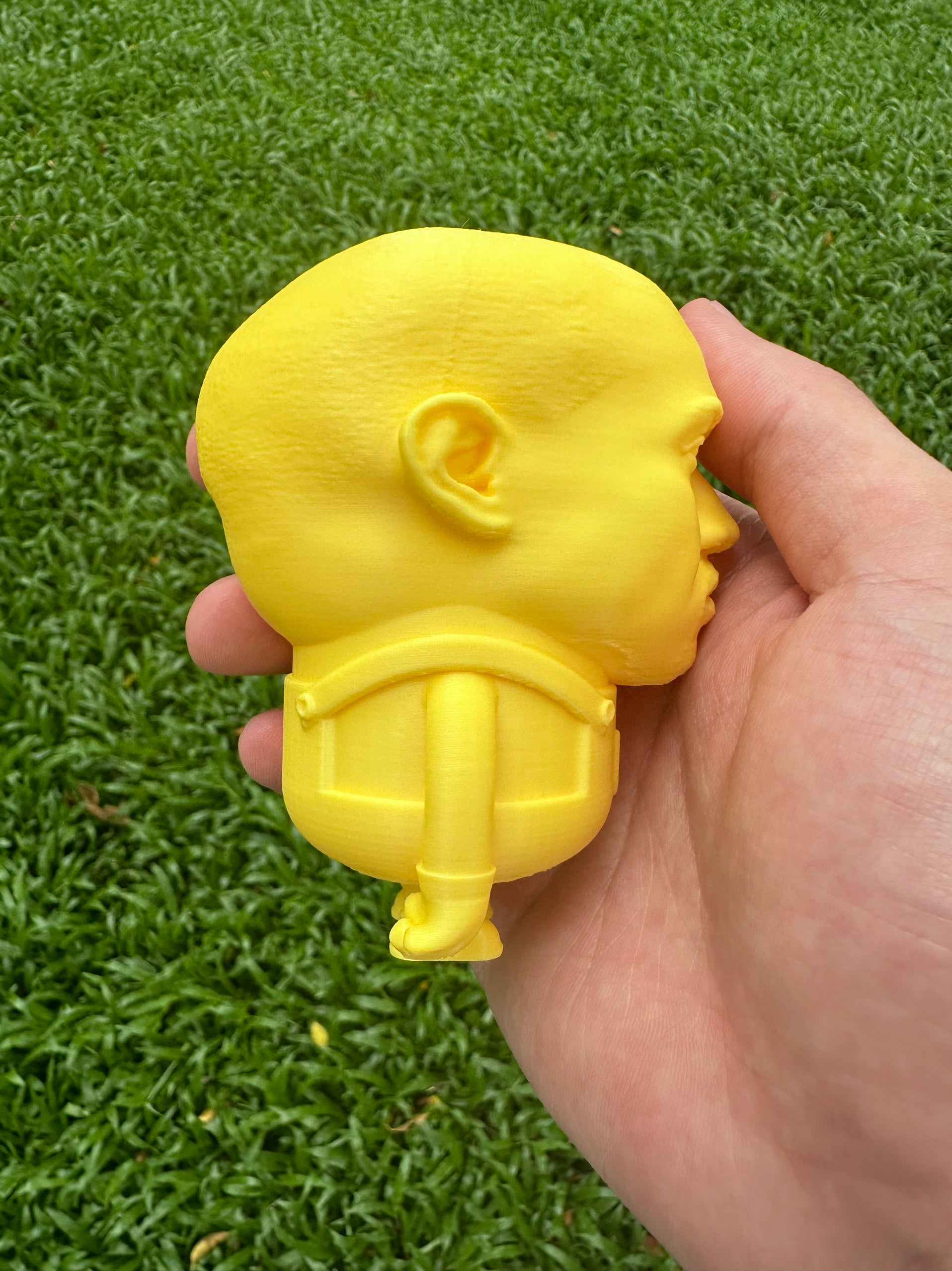 Playful Rap & Cartoon Mashup Sculpture - Surreal Pop Art Desk Toy for HipHop Meme Lovers
