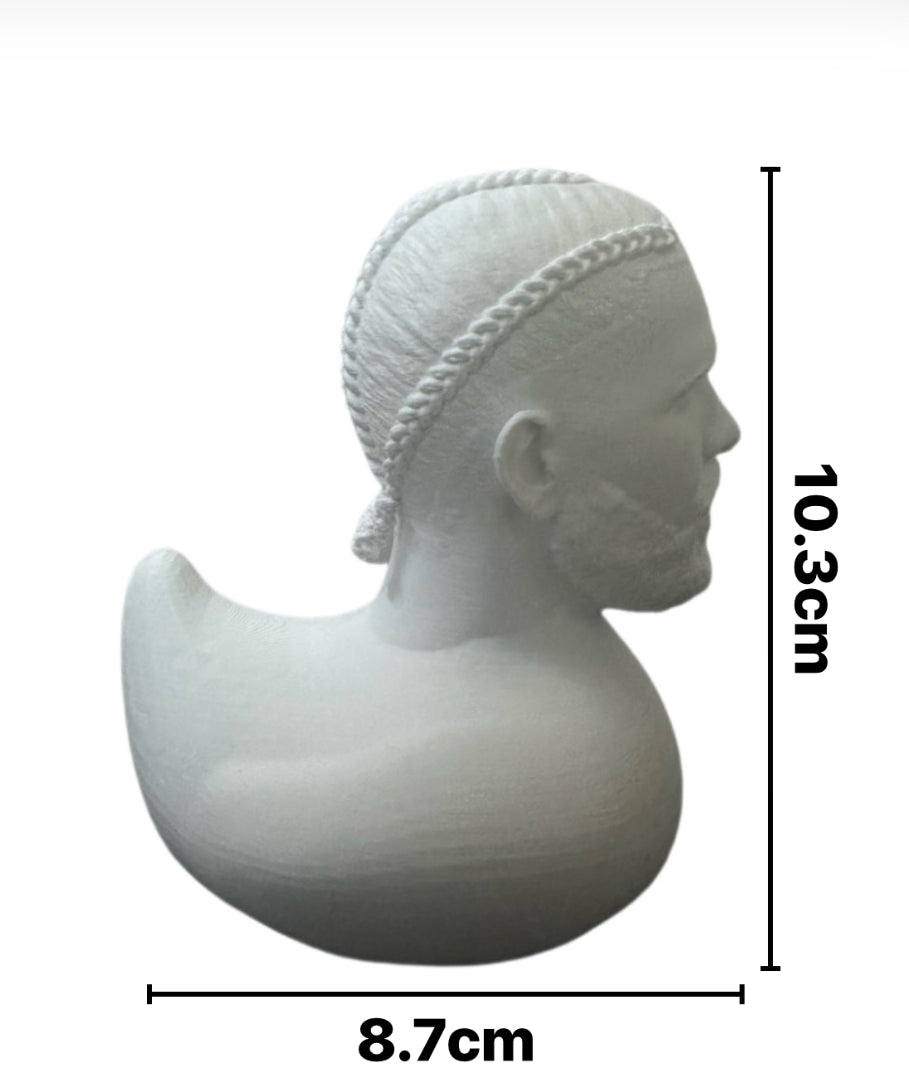 "Modern Rap Culture-Inspired Resin Art Sculpture - Abstract HipHop Artist Desk Decor for Music Fans"